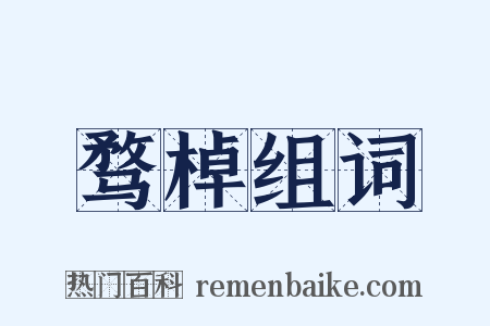 骛棹组词是什么意思的图片